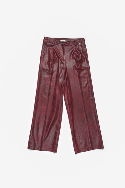 PANTALONE ECOPELLE GAMBA LARGA
