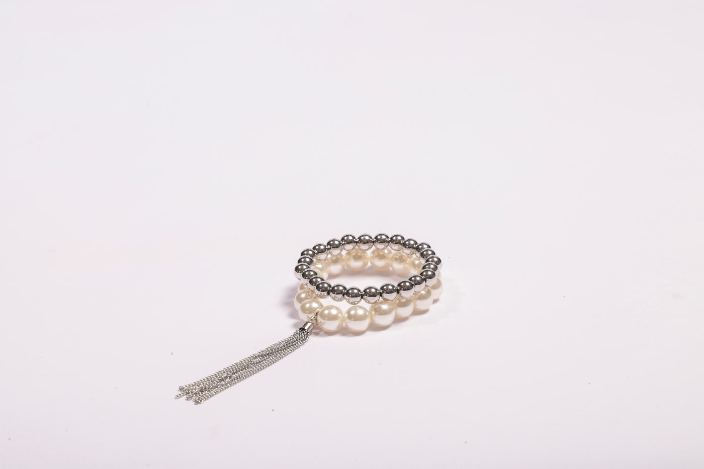 BRACCIALE DOPPIO PERLE