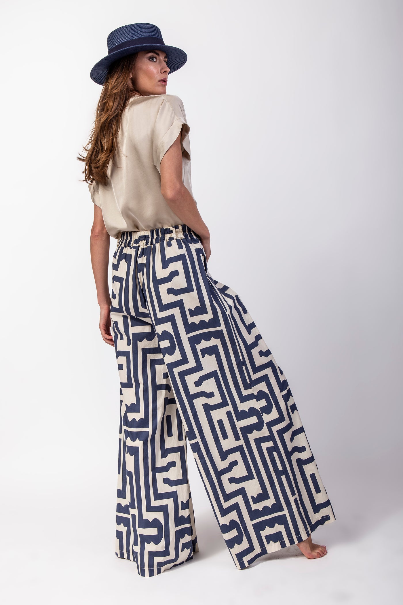 PANT. PALAZZO COTONE FANT