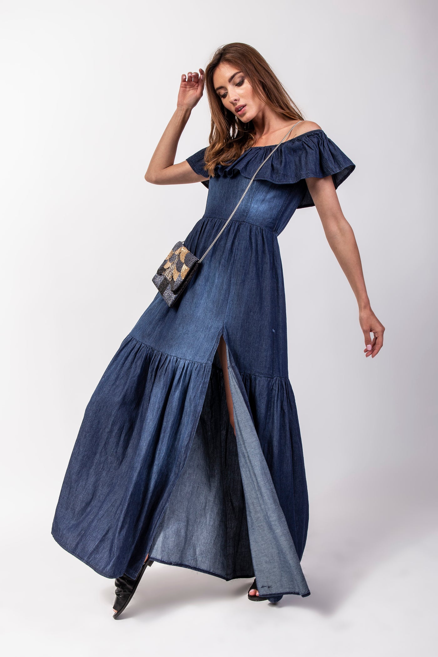 ABITO LUNGO CHAMBRAY SMAN. BAL