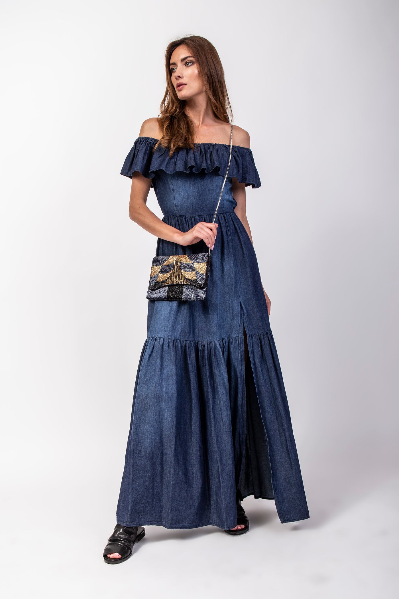 ABITO LUNGO CHAMBRAY SMAN. BAL