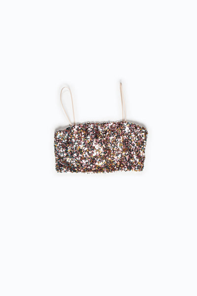 TOP FASCIA PAILLETTES