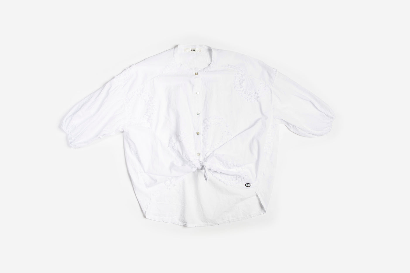 CAMICIA OVER RICAMO