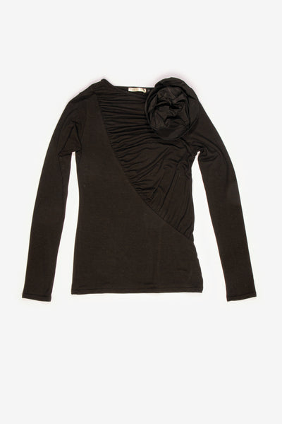MAGLIA V ROSA LUREX