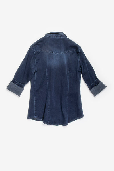 CAMICIA JEANS STRETCH