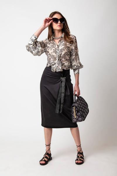 CAMICIA ANIMAL SETA-COTONE