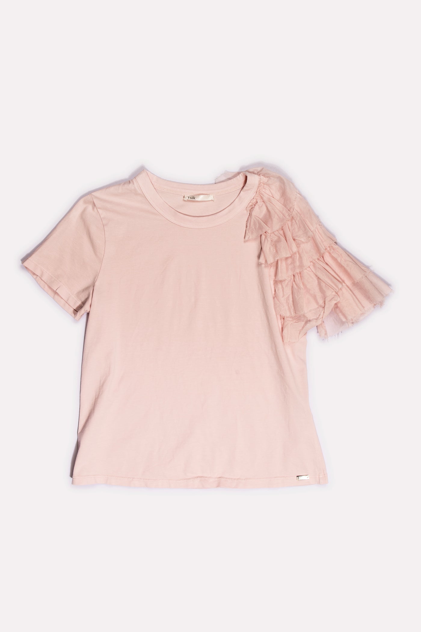 T-SHIRT ROUGE MUSSOLA