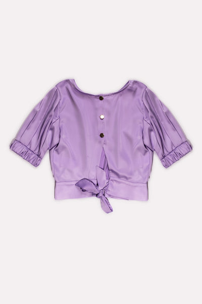 CAMICIA RASO SATIN CROP