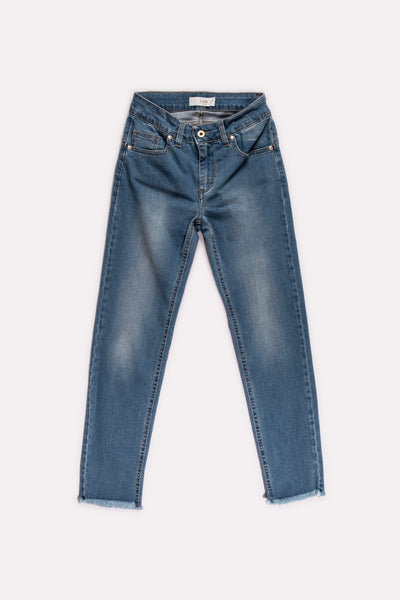 JEANS 5T SLIM FONDO ABRASIONI