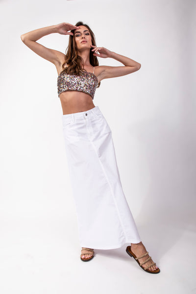 TOP FASCIA PAILLETTES