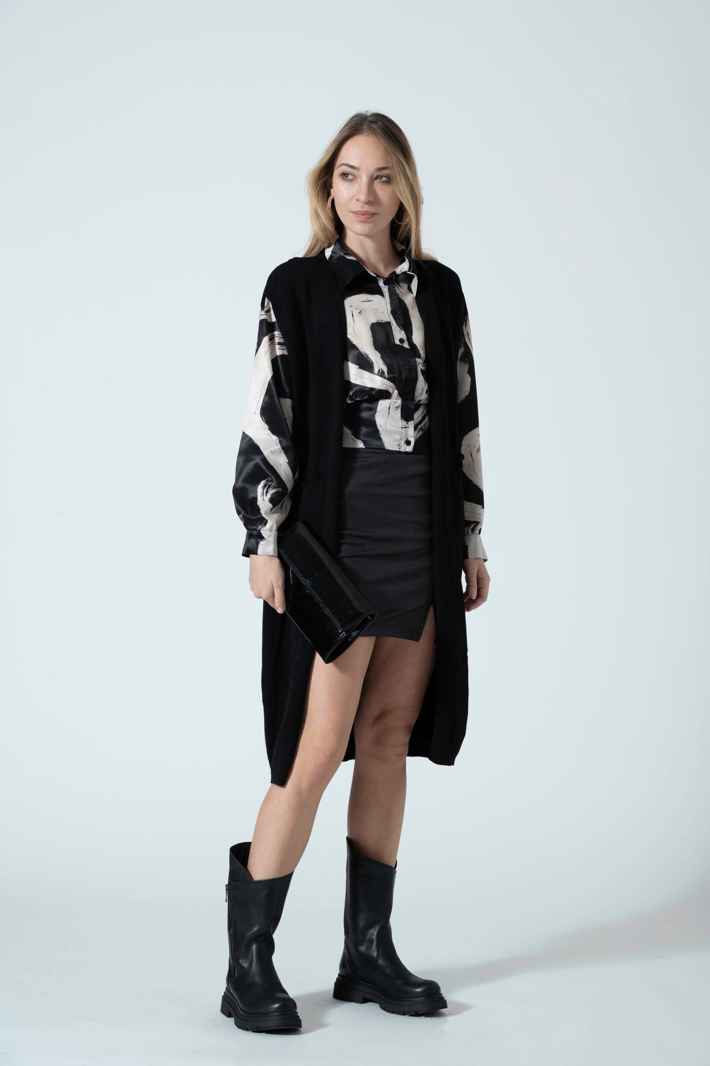 GILET LUNGO VISCOSA
