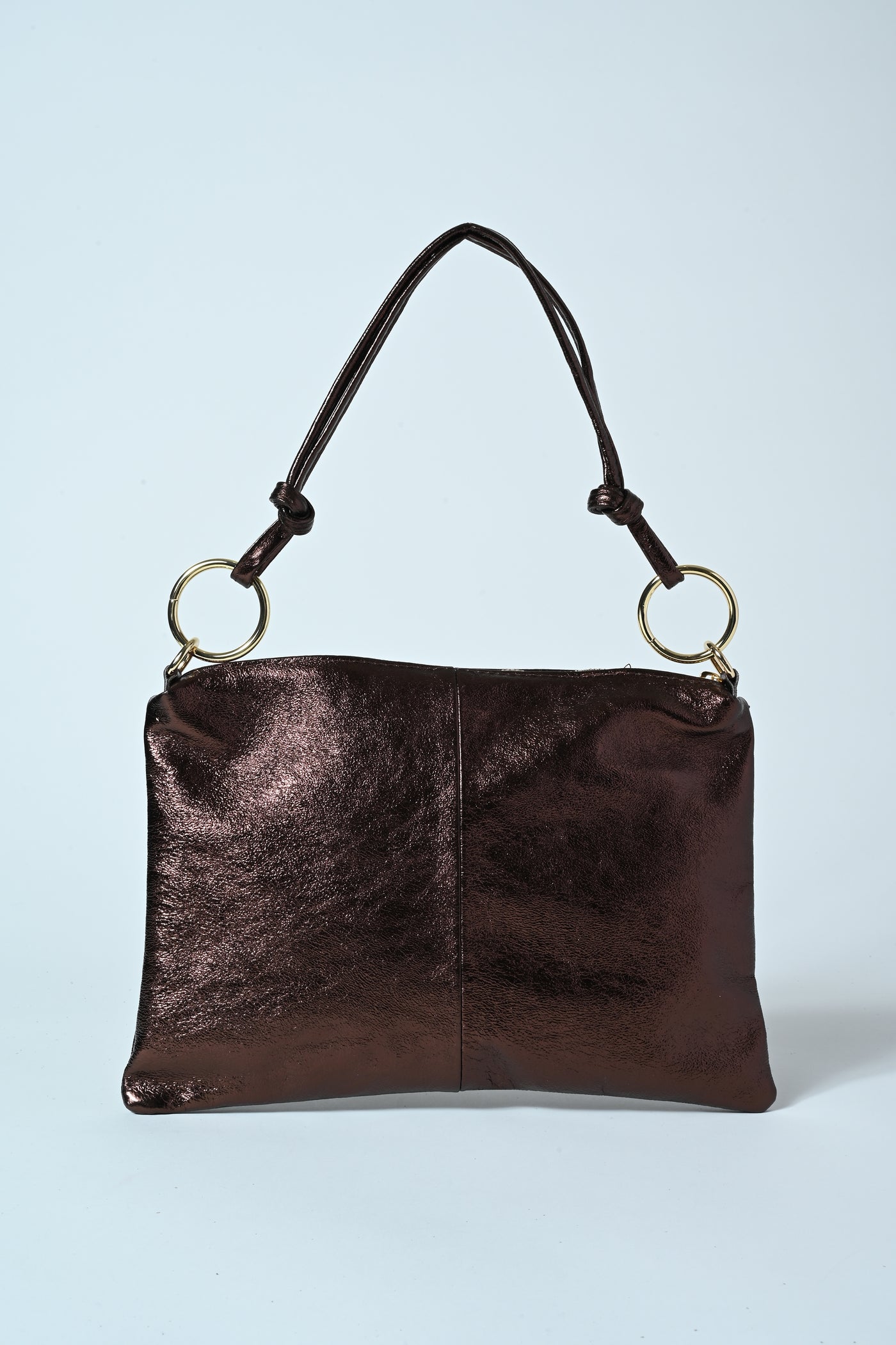 POCHETTE VERA PELLE GLITTER