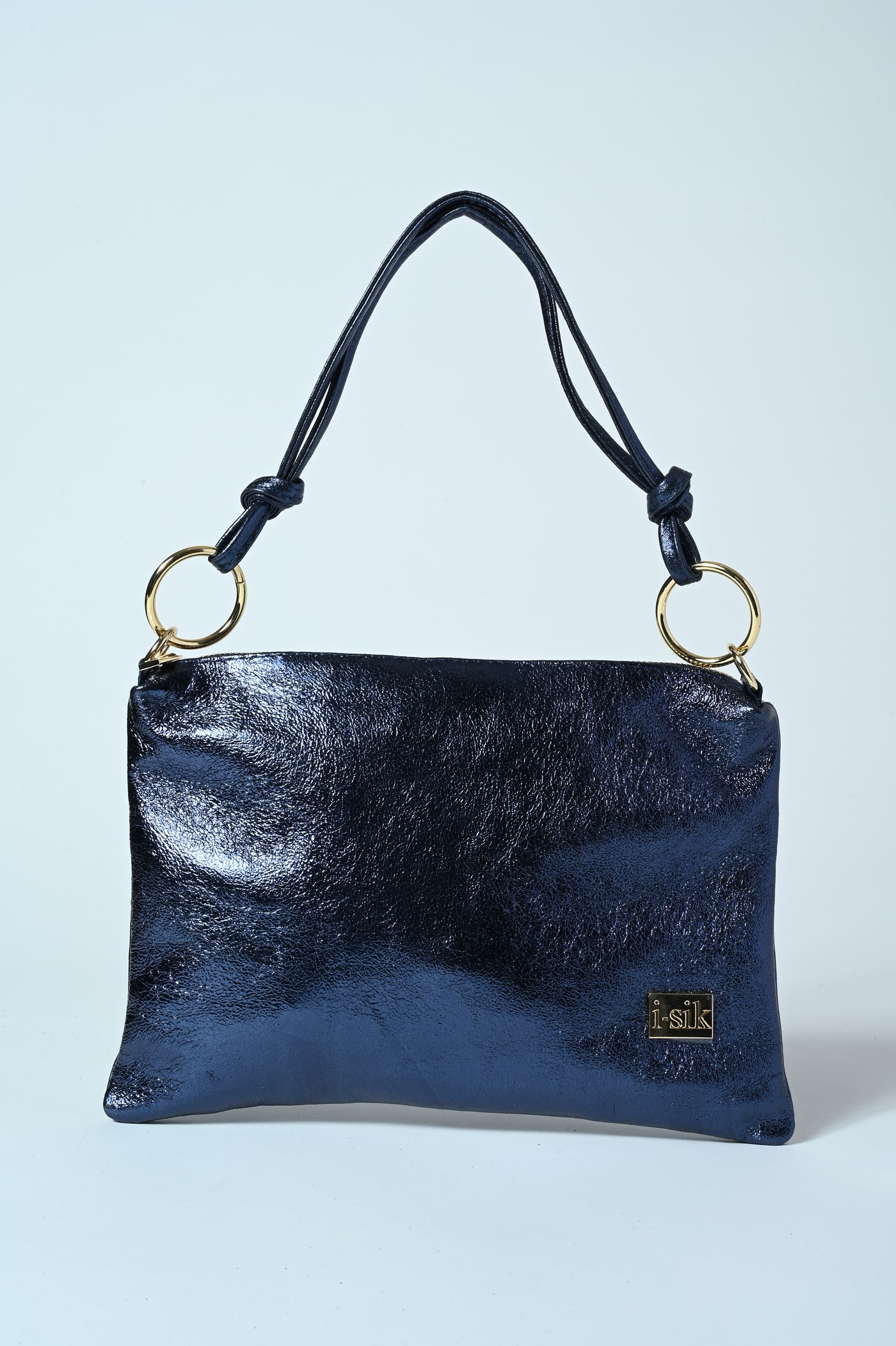 POCHETTE VERA PELLE GLITTER
