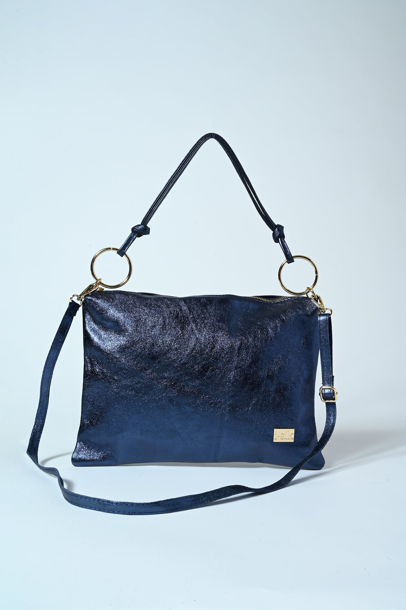 MAXI POCHETTE VERA PELLE GLITT