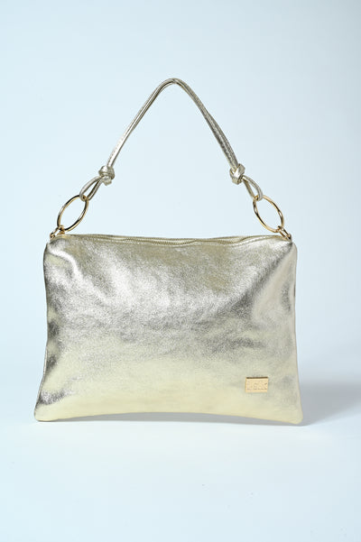 MAXI POCHETTE VERA PELLE GLITT