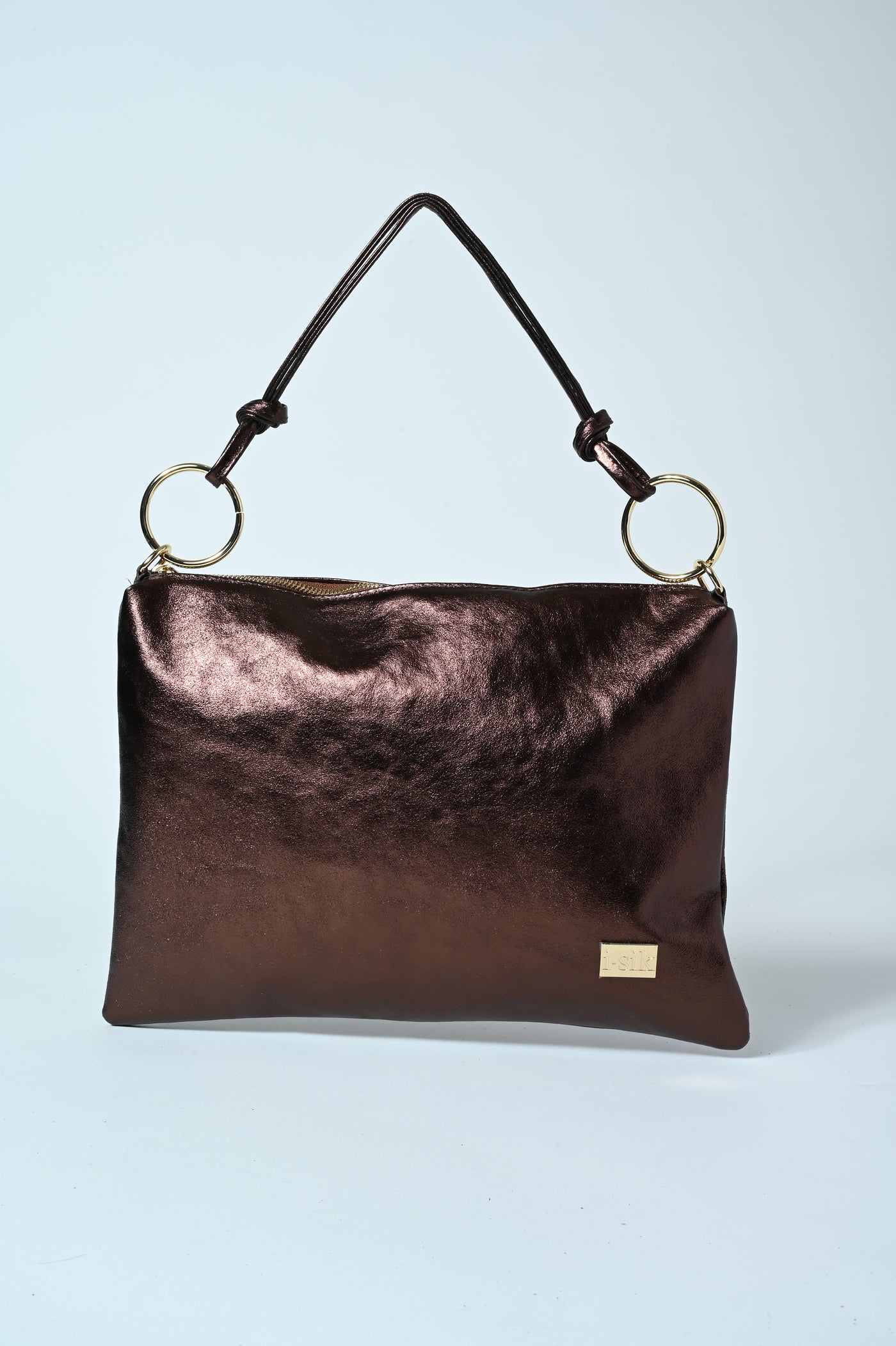 MAXI POCHETTE VERA PELLE GLITT