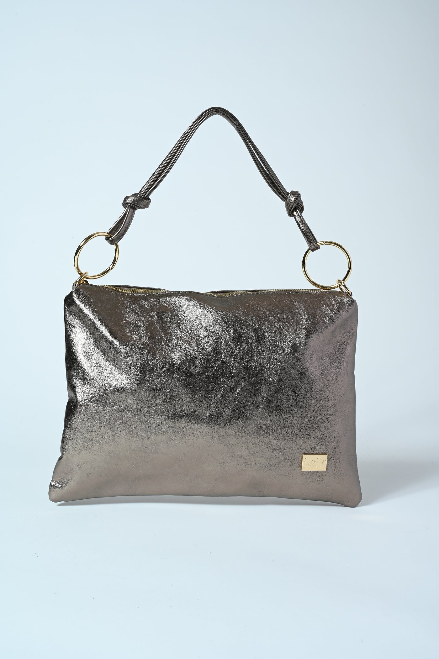 MAXI POCHETTE VERA PELLE GLITT