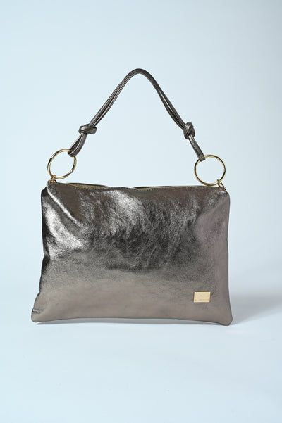MAXI POCHETTE VERA PELLE GLITT
