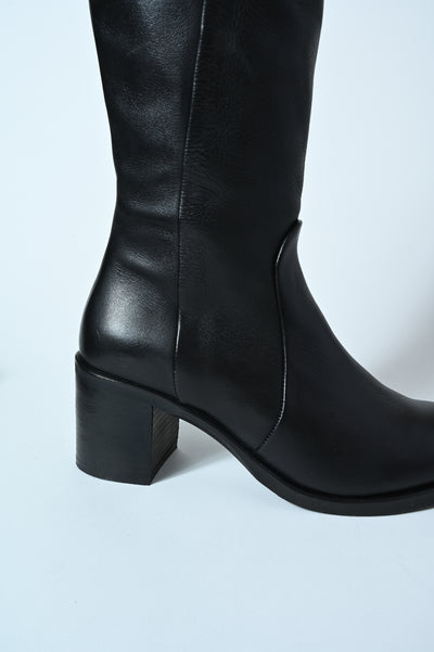 STIVALE TACCO VERA PELLE