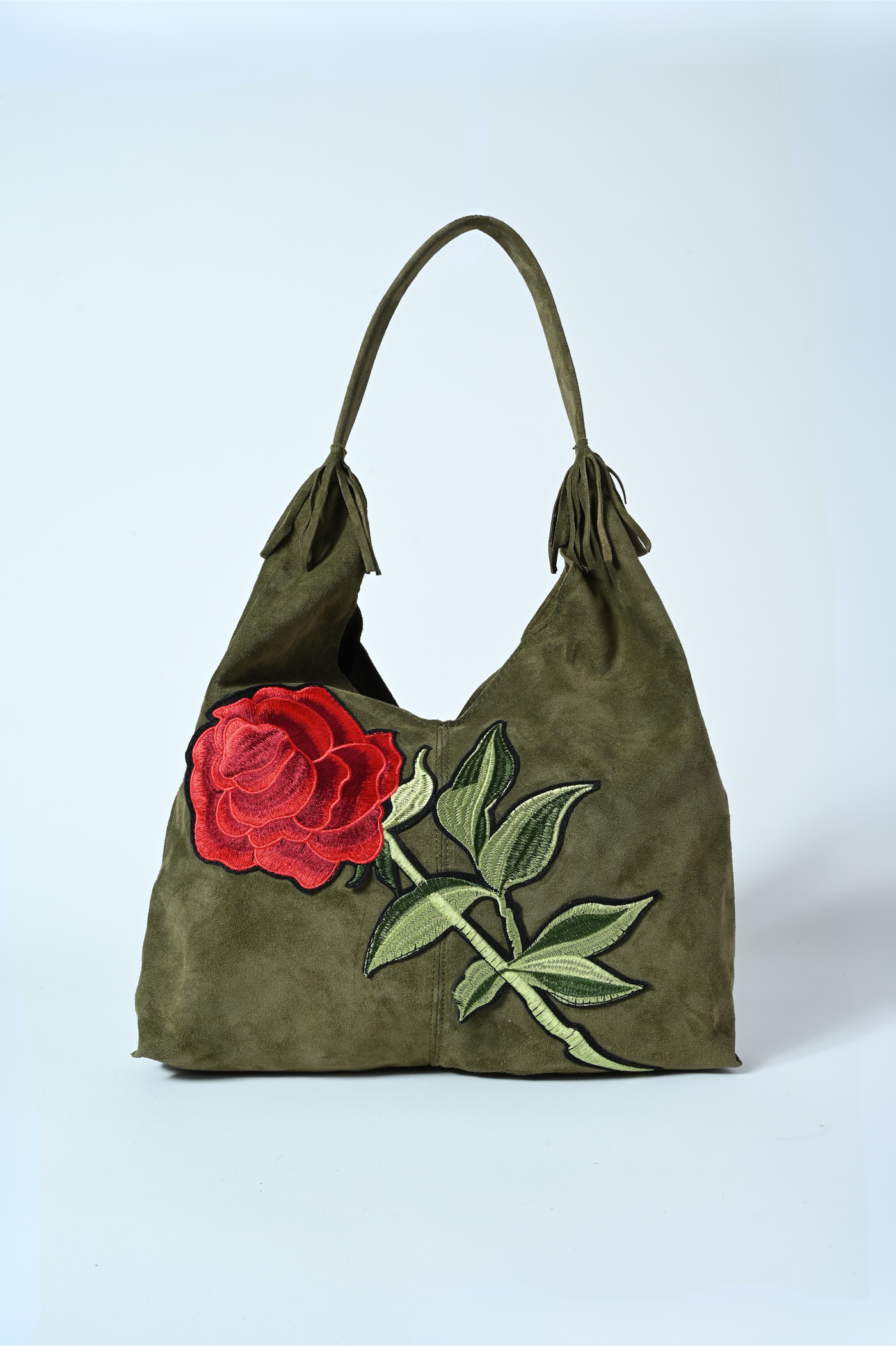 HOBO BAG VERA PELLE ROSA RE-LO