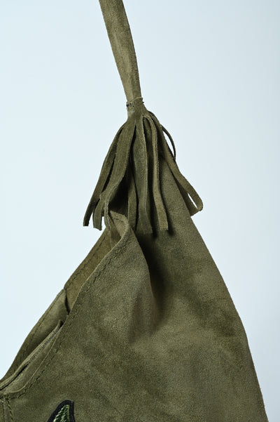 HOBO BAG VERA PELLE ROSA RE-LO