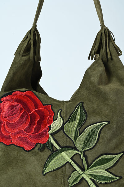 HOBO BAG VERA PELLE ROSA RE-LO