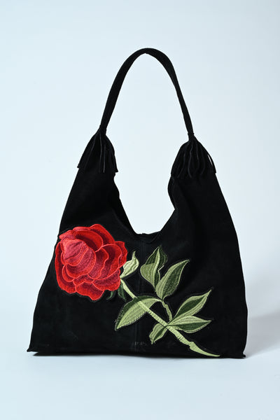 HOBO BAG VERA PELLE ROSA RE-LO