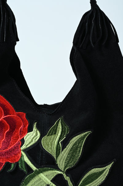 HOBO BAG VERA PELLE ROSA RE-LO