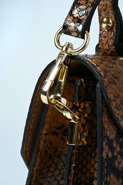 BORSA MINI REPTILE VERA PELLE