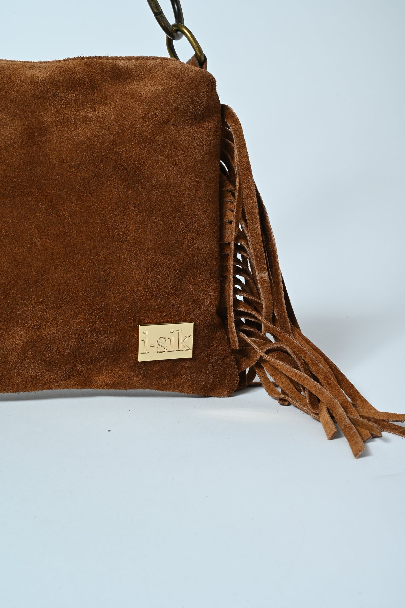POCHETTE VERA PELLE CAM FRANGE