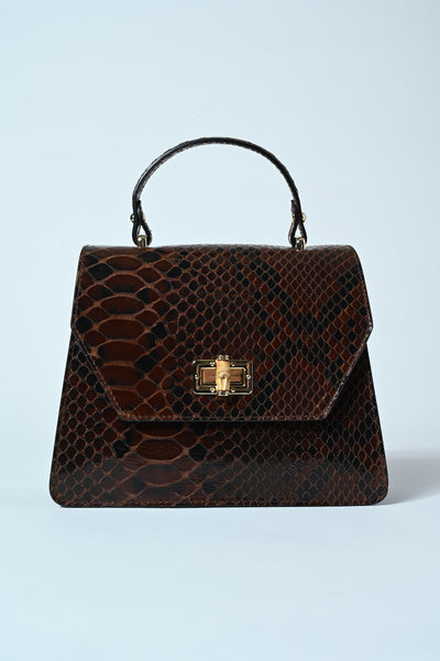 BORSA MINI REPTILE VERA PELLE
