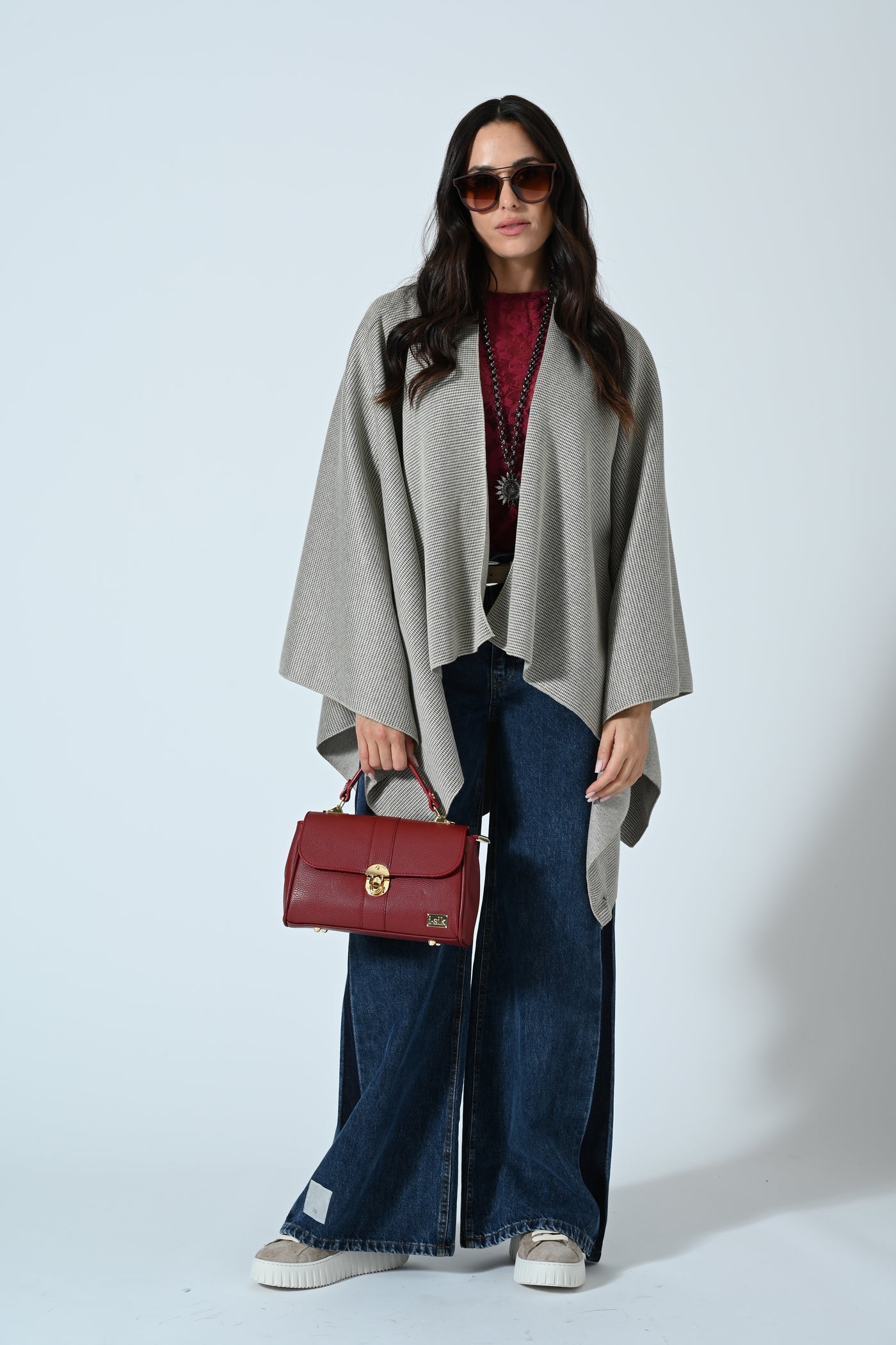 JEANS WIDE LEG BANDA