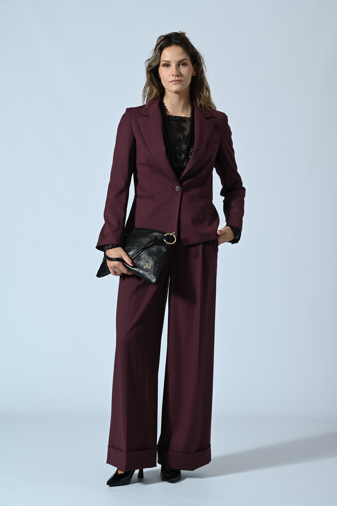 BLAZER MANO LANA 1 BOTTONE