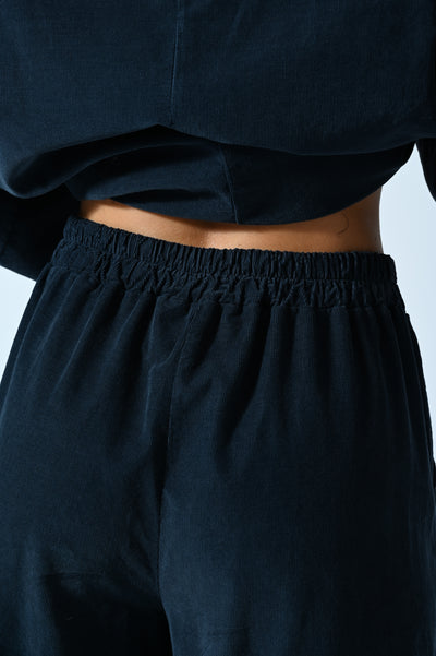 PANTALONI A PALAZZO IN VELLUTO