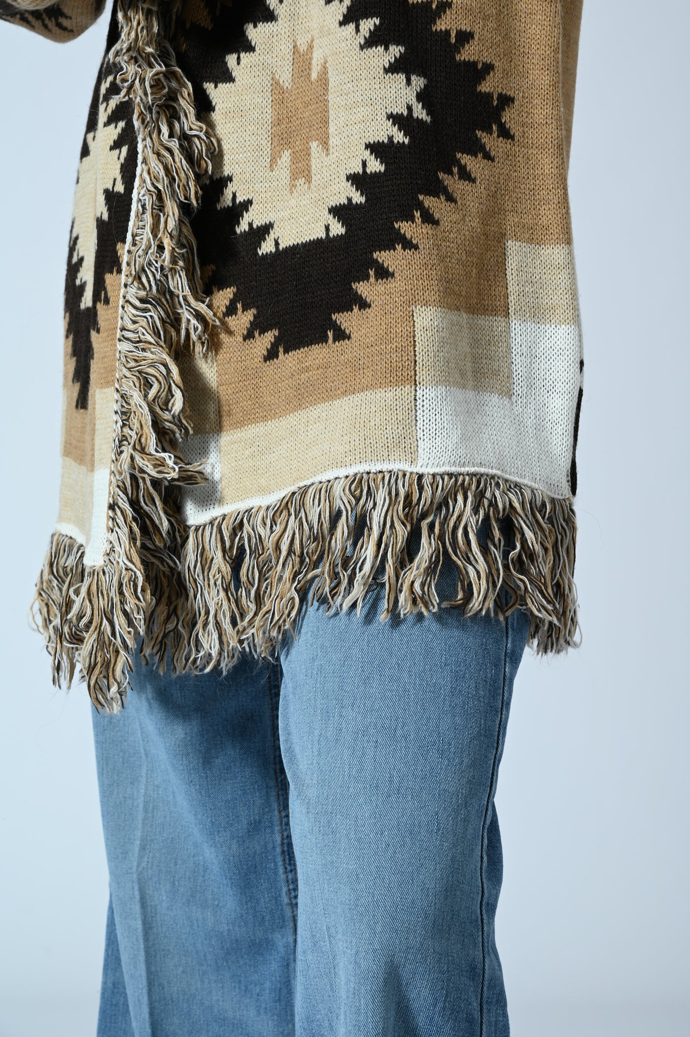 CARDIGAN ETNICO FRANGE
