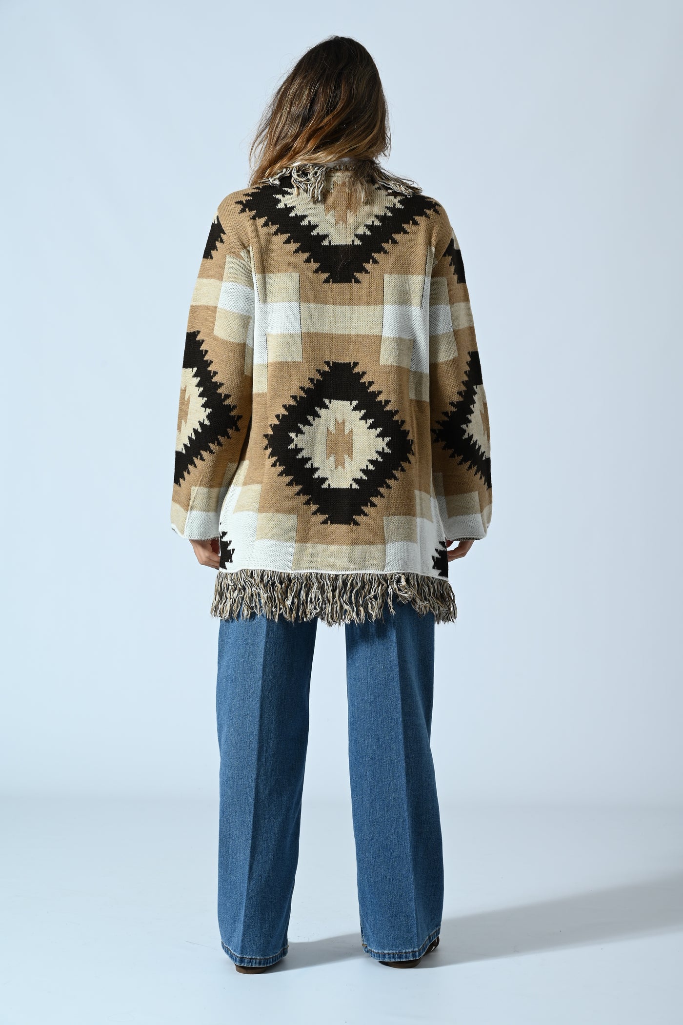 JEANS A PALAZZO 5 TASCHE