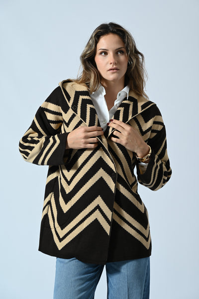 CAPPOTTO CORTO IN MAGLIA