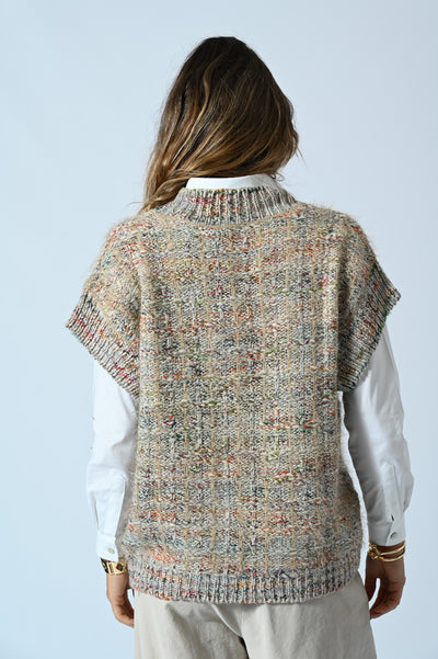 GILET MELANGE LUREX
