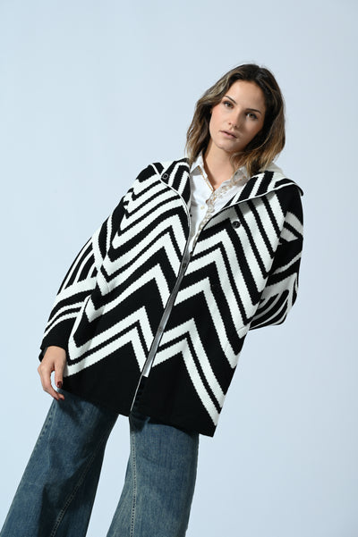 CAPPOTTO CORTO IN MAGLIA