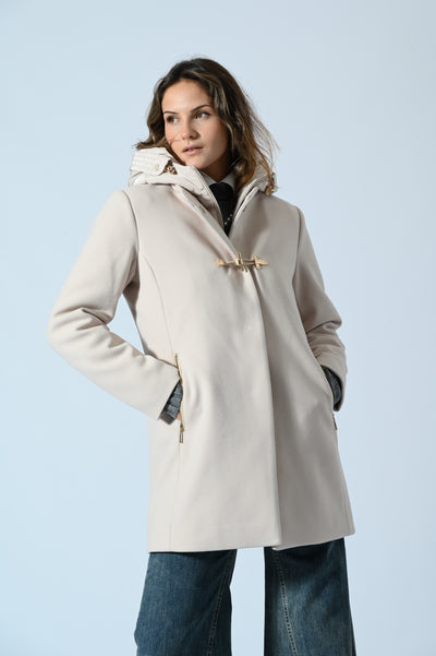 CAPPOTTO CON CAPPUCCIO E ALAMARI