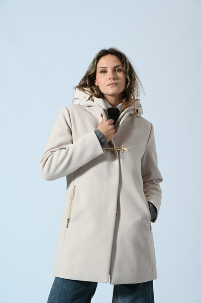 CAPPOTTO CON CAPPUCCIO E ALAMARI