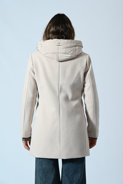 CAPPOTTO CON CAPPUCCIO E ALAMARI