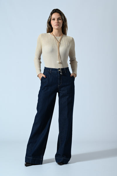 MAGLIA COSTINE JACQUARD LUREX
