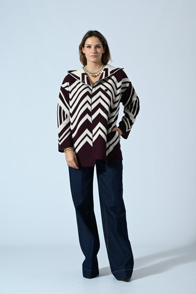 CAPPOTTO CORTO IN MAGLIA