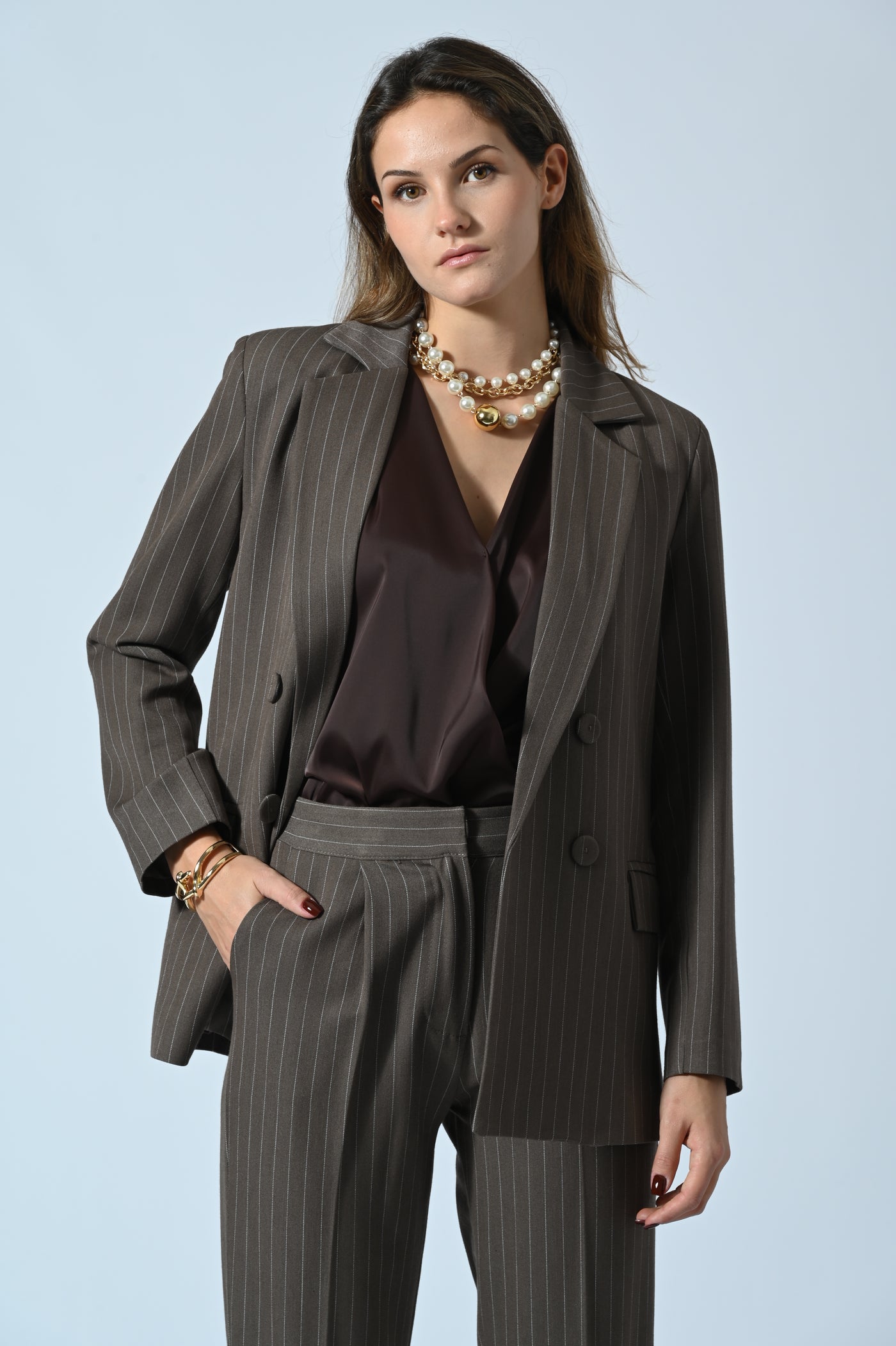 BLAZER GESSATO DOPPIOPETTO