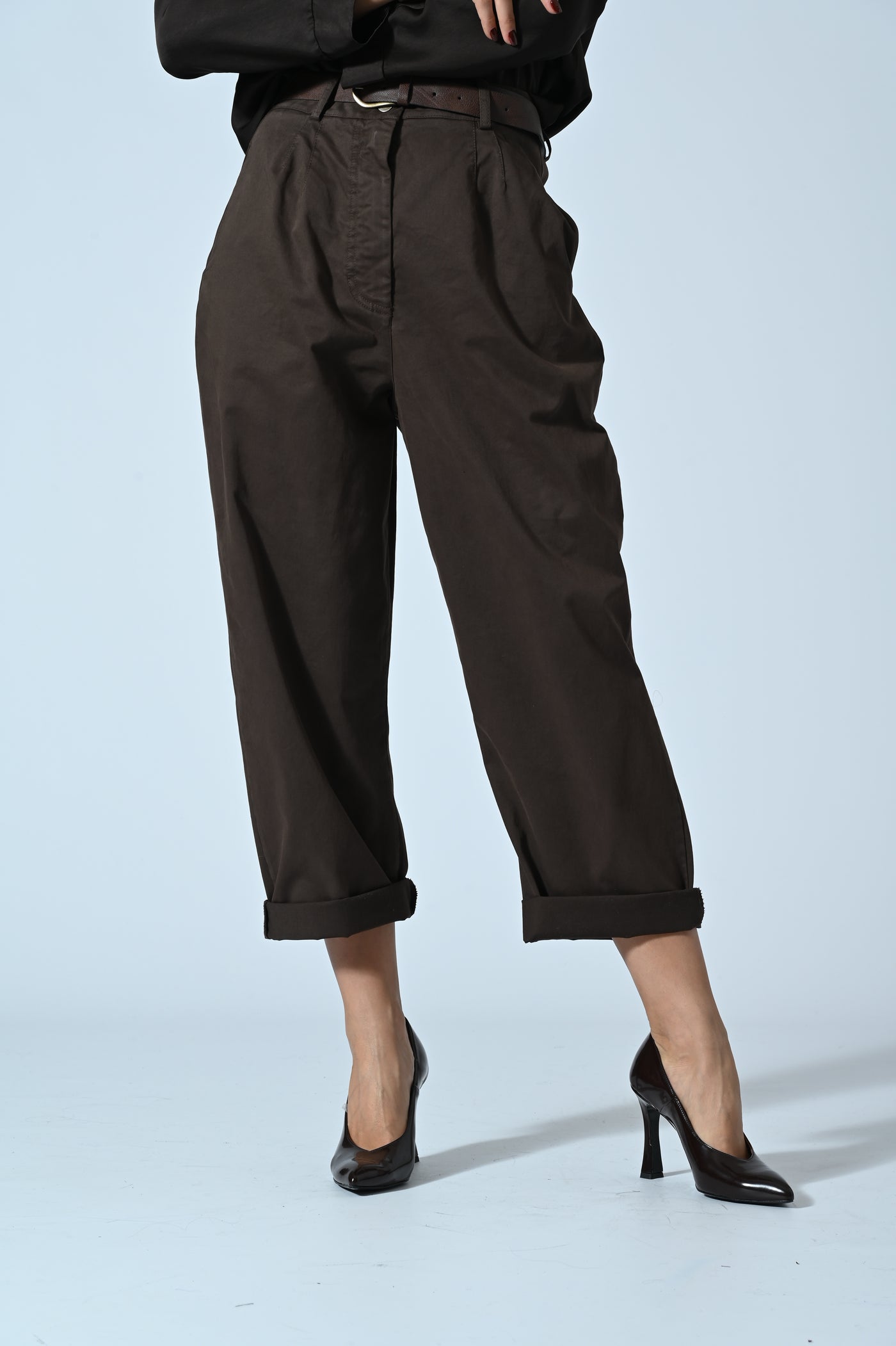 PANTALONE BAGGY IN COTONE