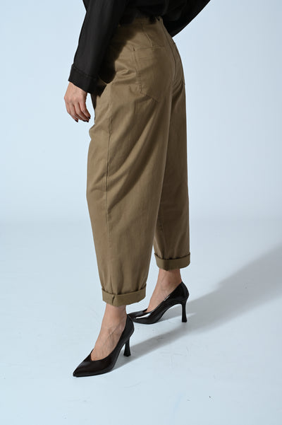 PANTALONE BAGGY IN COTONE