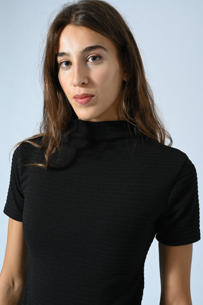 LUPETTO TESSUTO OTTOMAN MEZZE MANICHE