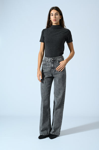 LUPETTO TESSUTO OTTOMAN MEZZE MANICHE