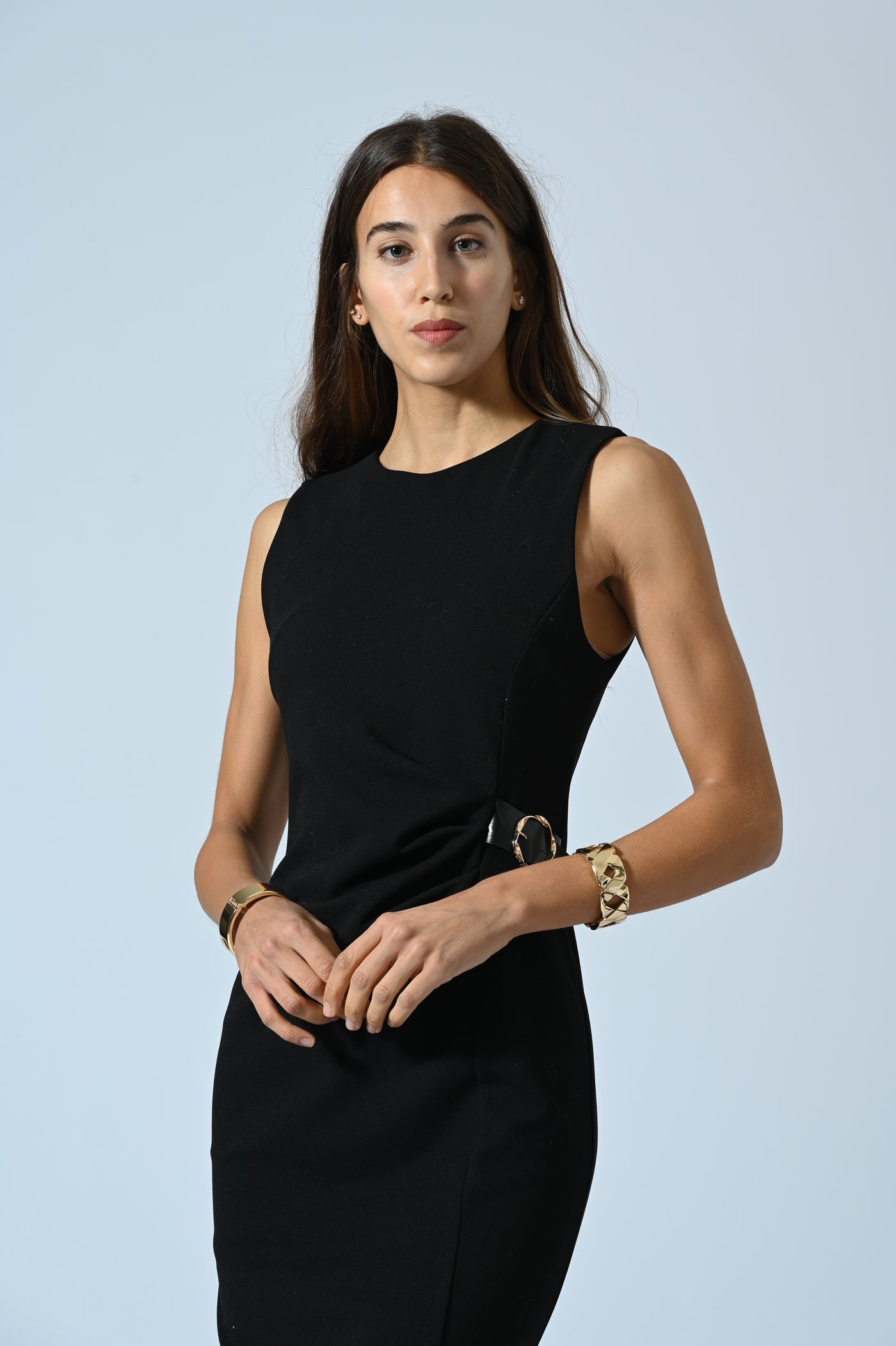 ABITO LUNGO SMANICATO